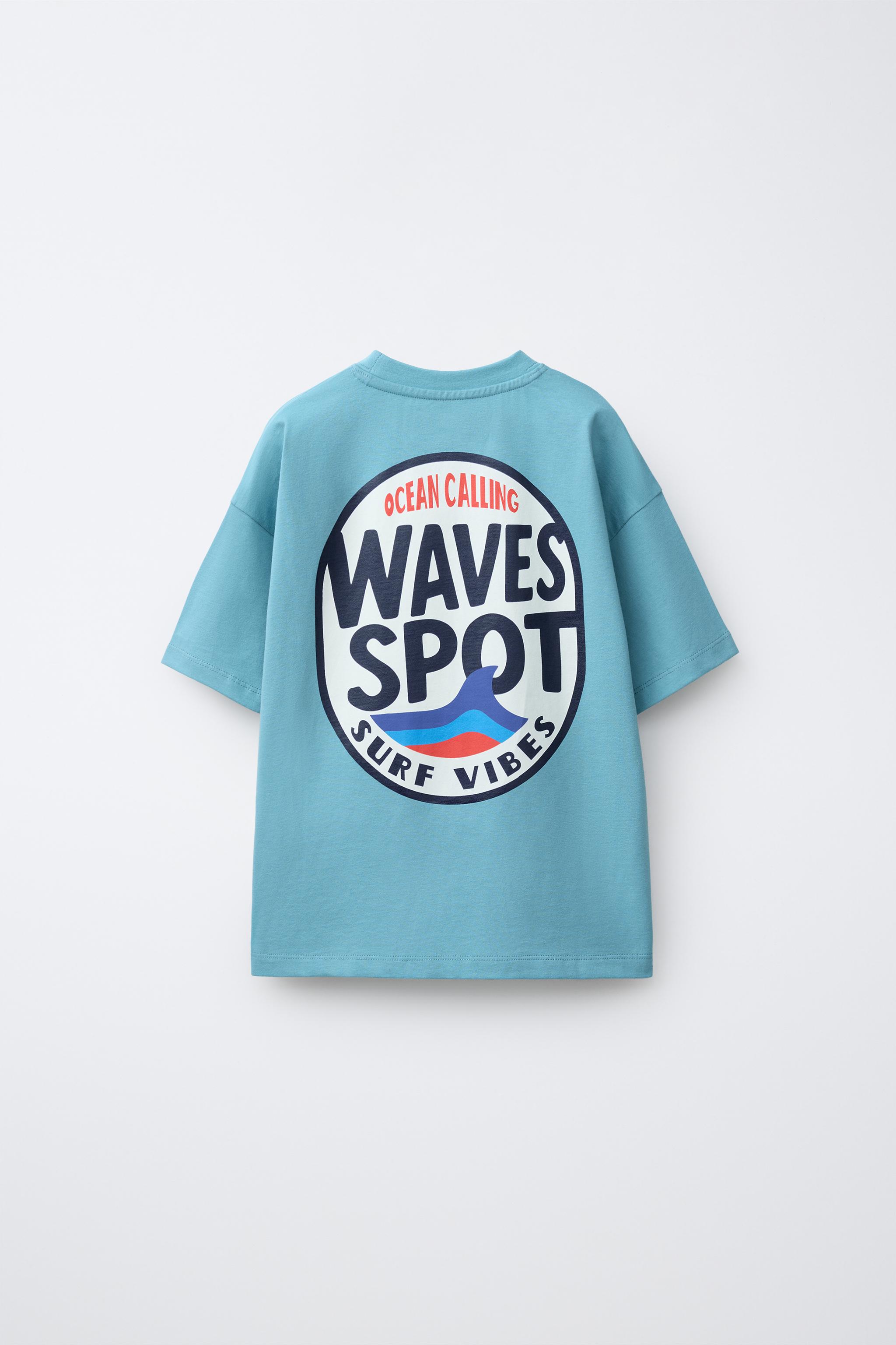 SURF PRINTED T-SHIRT